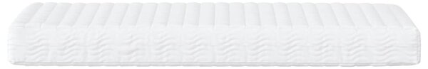 Dnevni krevet s madracem krem 90 x 200 cm od tkanine - Krema / 90 x 200 cm