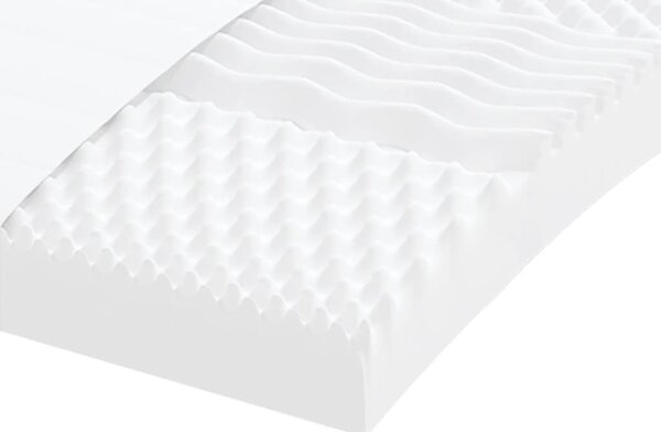 Dnevni krevet na razvlačenje krem 100 x 200 cm od tkanine - Krema / 100 x 200 cm