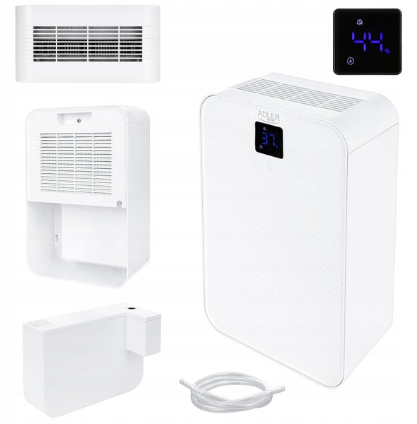 90W odvlaživač i pročišćivač zraka LCD Absorber vlage 1L bijeli