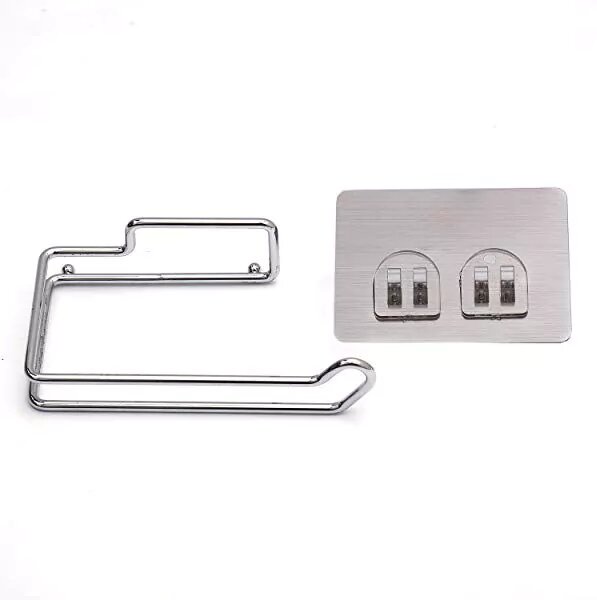 Samo -adhezivni držač zida za toaletni papir inox