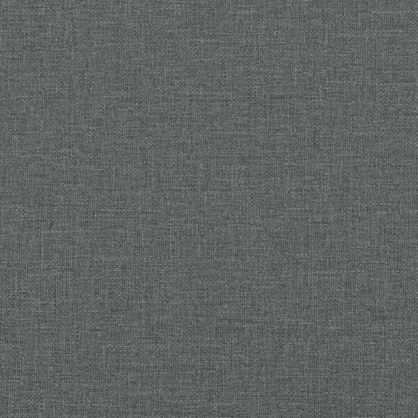 Dnevni krevet tamnosivi 90 x 200 cm od tkanine - Siva / 90 x 200 cm