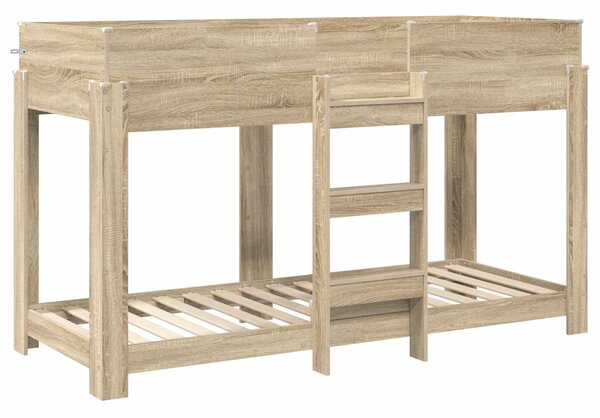 Krevet na kat za djecu Sonoma hrast 75 x 190 cm - Smeđa / 75 x 190 cm