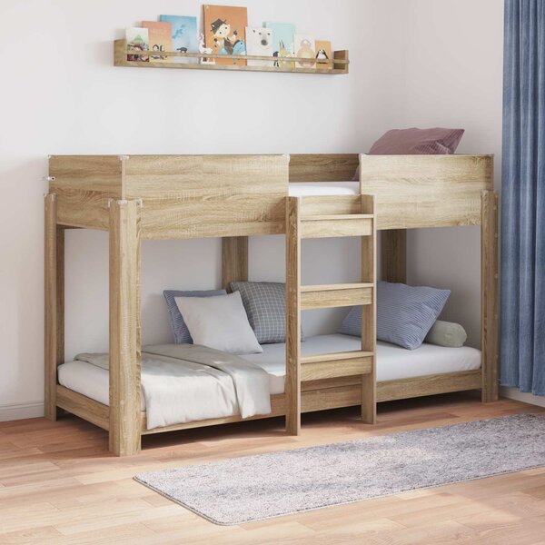 Krevet na kat za djecu Sonoma hrast 75 x 190 cm - Smeđa / 75 x 190 cm