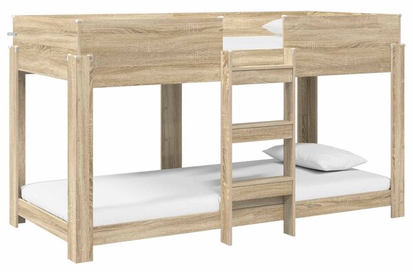 Krevet na kat za djecu Sonoma hrast 80 x 200 cm - Smeđa / 80 x 200 cm