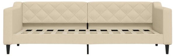 Dnevni krevet krem 80 x 200 cm od tkanine - Krema / 80 x 200 cm
