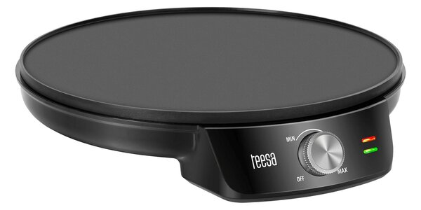 1200w pekač za peko palačink in tortilj 30cm črn - teesa