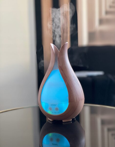 10w led rgb ultrazvočni vlažilec zraka difuzor 200ml izparjevalnik + dišave - ruhhy