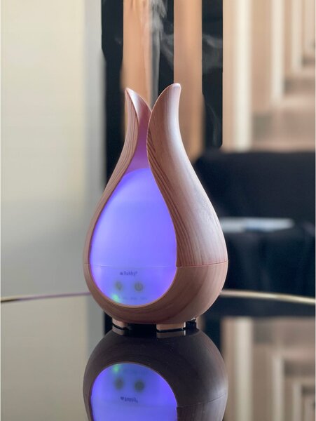 10w led rgb ultrazvočni vlažilec zraka difuzor 200ml izparjevalnik + dišave - ruhhy