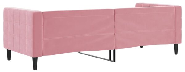 Dnevni krevet ružičasti 80 x 200 cm baršunasti - Ružičasti / 80 x 200 cm