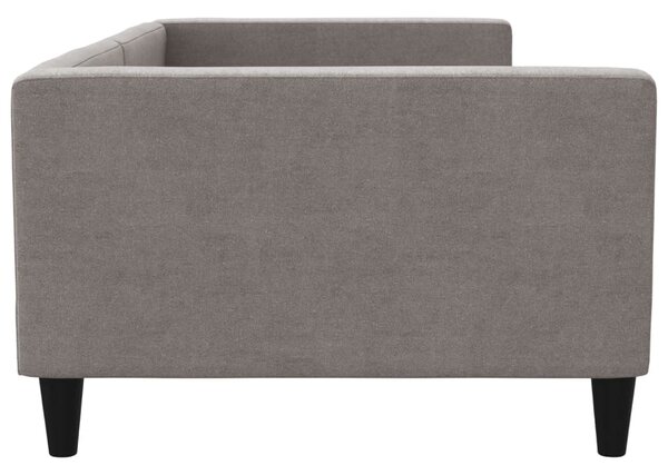 Dnevni krevet smeđesivi 100 x 200 cm od tkanine - Tupe / 100 x 200 cm