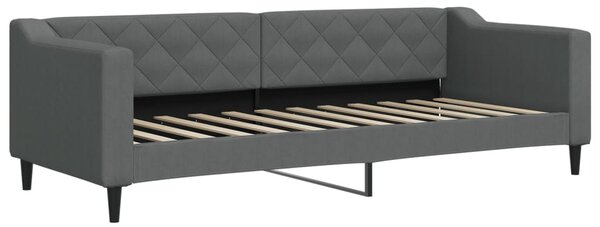Dnevni krevet na razvlačenje bez madraca tamnosivi 80x200 cm - Siva / 80 x 200 cm