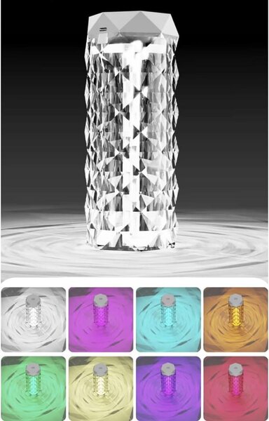 2v1 led rgb vlažilec zraka difuzor 400ml izparjevalnik in nočna lučka - ruhhy
