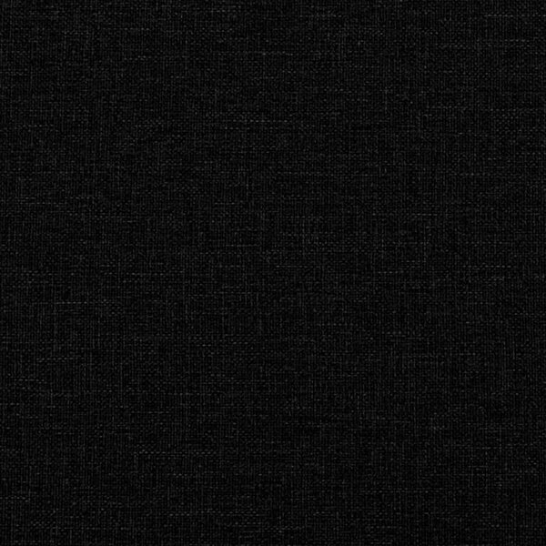Dnevni krevet crni 80 x 200 cm od tkanine - Crna / 80 x 200 cm