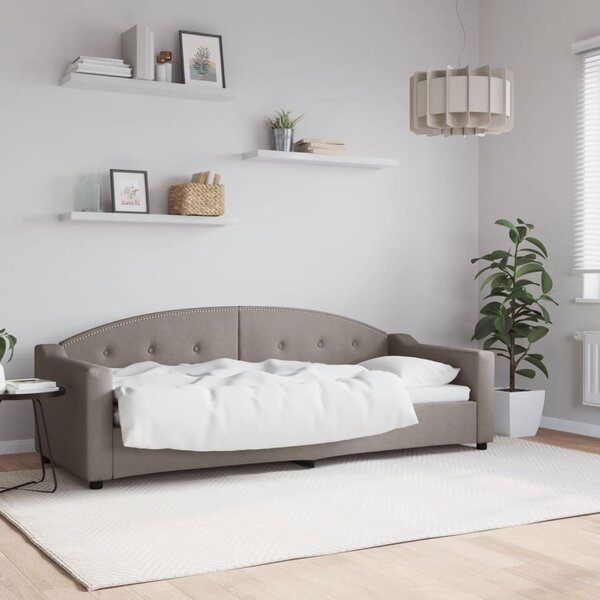 Dnevni krevet smeđesivi 80 x 200 cm od tkanine - Tupe / 80 x 200 cm