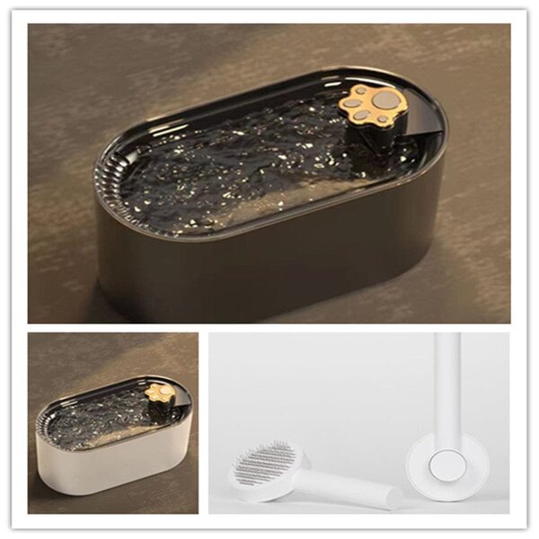 Automatsko punilo fontane za mačke i pse 3L USB oval LED
