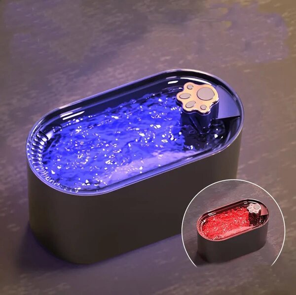 Automatsko punilo fontane za mačke i pse 3L USB oval LED