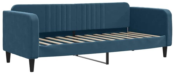 Dnevni krevet plavi 80 x 200 cm baršunasti - Plava / 80 x 200 cm