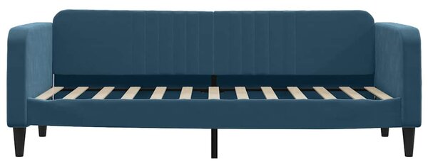 Dnevni krevet plavi 80 x 200 cm baršunasti - Plava / 80 x 200 cm