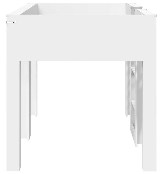 Krevet na kat za djecu Bijelo 80 x 200 cm Konstruirano drvo - Bijela / 80 x 200 cm