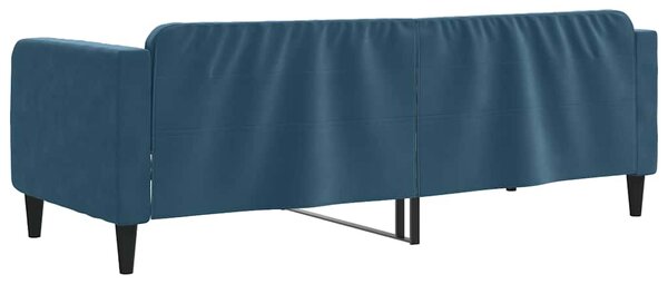 Dnevni krevet plavi 80 x 200 cm baršunasti - Plava / 80 x 200 cm