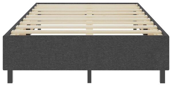 Krevet od tkanine s oprugama tamnosivi 120 x 200 cm - Siva / 120 x 200 cm