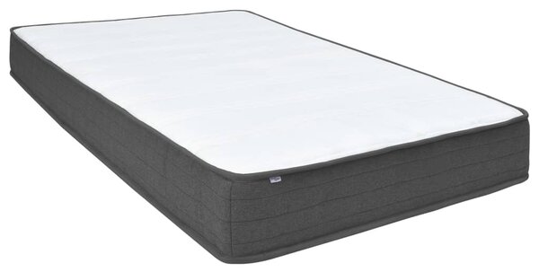 Krevet od tkanine s oprugama tamnosivi 140 x 200 cm - Siva / 140 x 200 cm