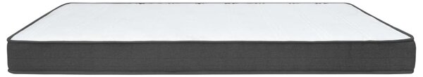Krevet od tkanine s oprugama tamnosivi 120 x 200 cm - Siva / 120 x 200 cm