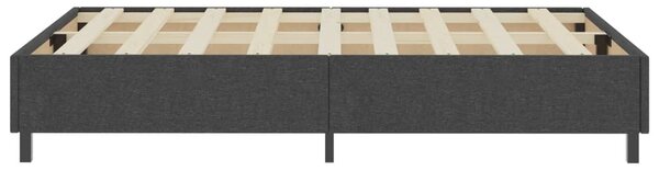 Krevet od tkanine s oprugama tamnosivi 120 x 200 cm - Siva / 120 x 200 cm