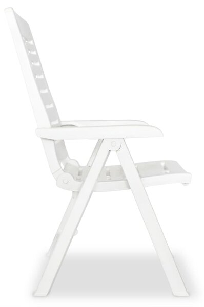 3-dijelni bistro set od plastike bijeli - Bijela / N/A