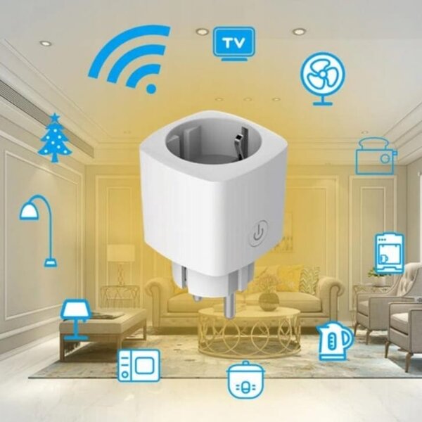 Pametna Wifi utičnica do 3680W Tuya Alexa Google Assistant