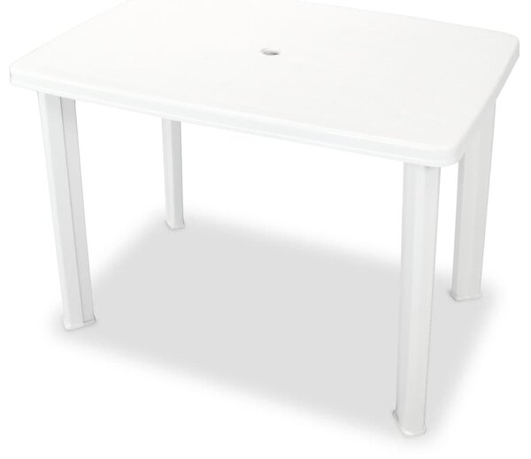 3-dijelni bistro set od plastike bijeli - Bijela / N/A