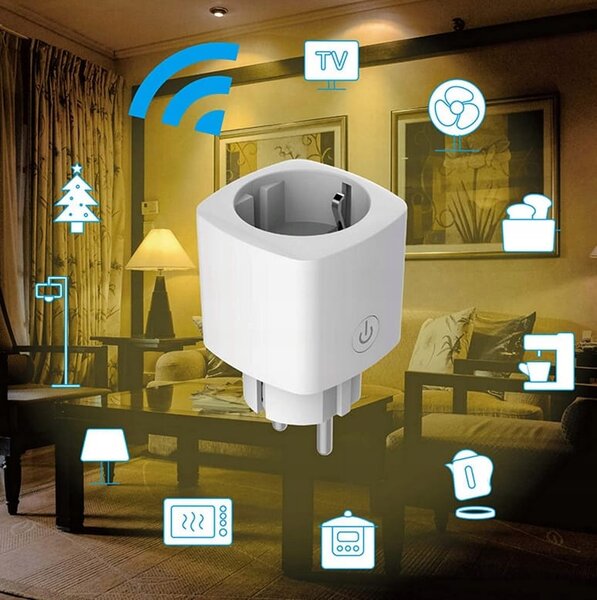Pametna Wifi utičnica do 3680W Tuya Alexa Google Assistant