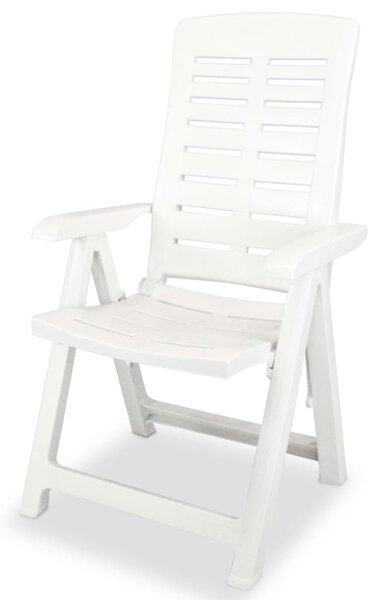 3-dijelni bistro set od plastike bijeli - Bijela / N/A