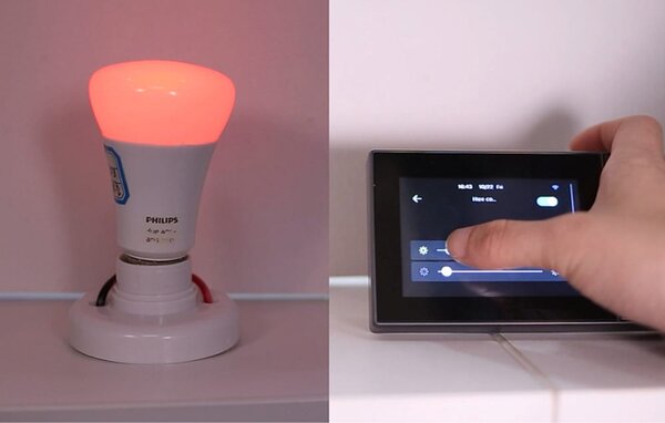 Zidni wifi prekidač i termostat lcd touch crni ewelink alexa google asistent