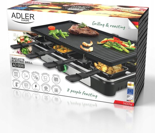 Električna raclette stolna snopa 1400W