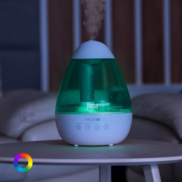 Ultrazvučni ovlaživač LED RGB difuzor 2200ml Čisti život 50