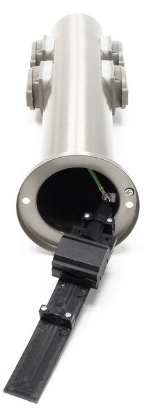 Stupac od nehrđajućeg čelika i električni razvodnik 4 utičnice 230V IP44 400 mm