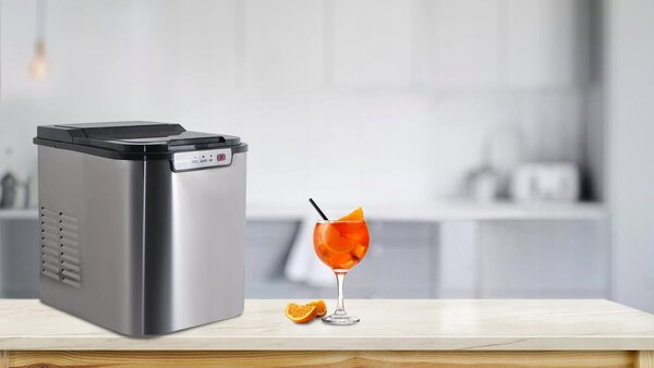 120W Inox vrećica prikladna za izradu kockica leda 2,2L LEDOMAT