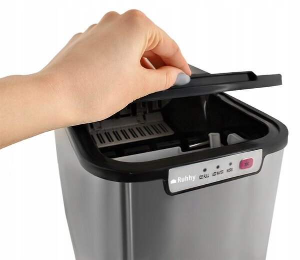 120W Inox vrećica prikladna za izradu kockica leda 2,2L LEDOMAT