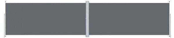 Uvlačiva bočna tenda antracit 220 x 1000 cm - Antracitno siva / 220 x 1000 cm