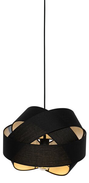 Moderna viseća svjetiljka crna - Cloth