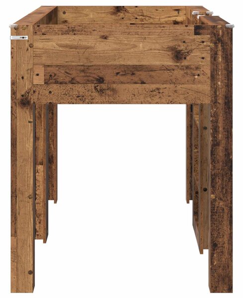 Krevet na kat za djecu Staro drvo 75 x 190 cm Konstruirano drvo - Smeđa / 75 x 190 cm