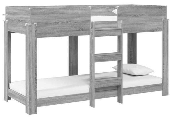 Krevet na kat za djecu Siva Sonoma 75 x 190 cm - Siva / 75 x 190 cm