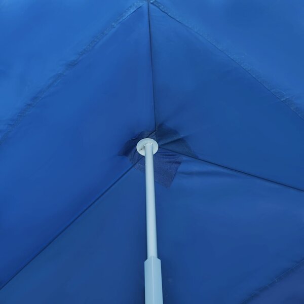 Sklopivi šator za zabave s 8 bočnih zidova 870x291x315 cm plavi - Plava / N/A