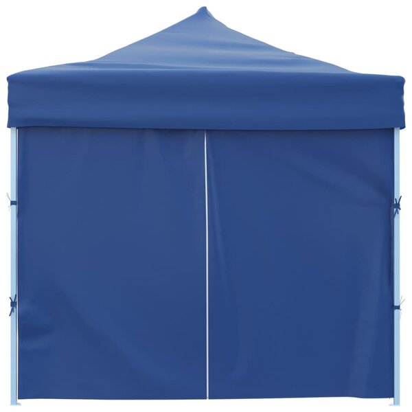 Sklopivi šator za zabave s 8 bočnih zidova 870x291x315 cm plavi - Plava / N/A