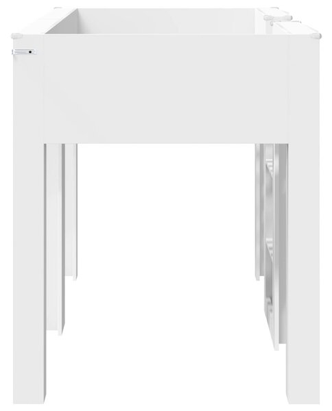 Krevet na kat za djecu Bijelo 75 x 190 cm Konstruirano drvo - Bijela / 75 x 190 cm