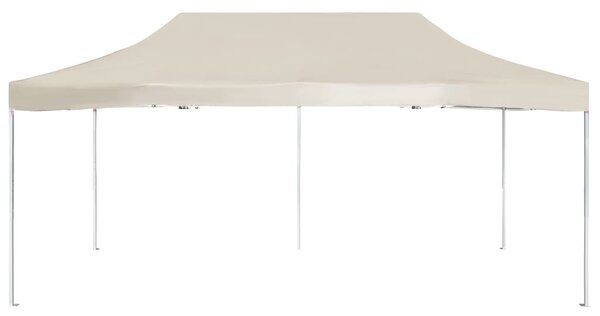 Profesionalni sklopivi šator za zabave 6 x 3 m krem - Krema / 6 x 3 m