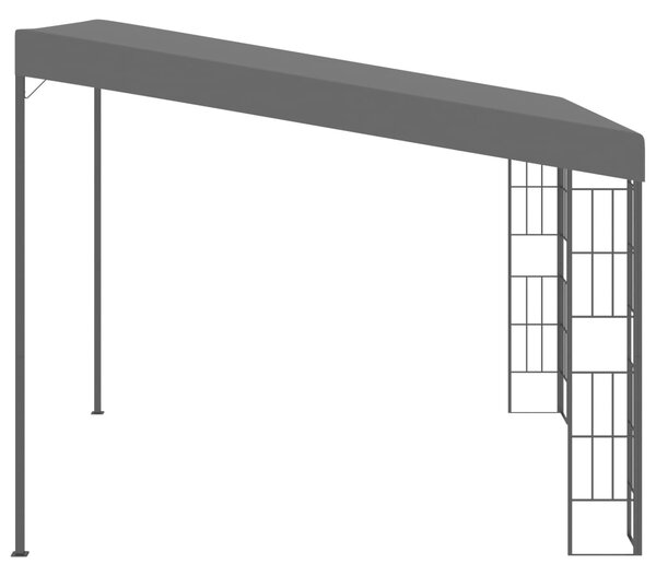 Zidna sjenica od tkanine 3 x 3 m antracit - Antracitno siva / 3 x 3 m