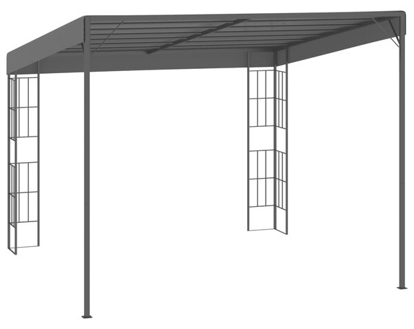 Zidna sjenica od tkanine 3 x 3 m antracit - Antracitno siva / 3 x 3 m