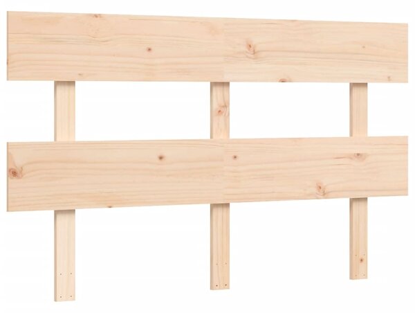 Krevet za starije s uzglavljem 140x190 cm od masivnog drva - Smeđa / 140 x 190 cm